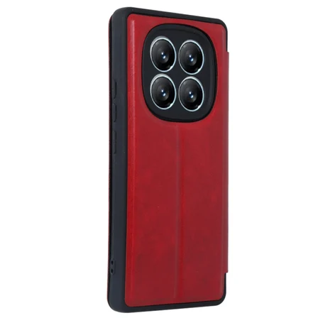 Redmi Note 14 Pro 4G Kılıf Flip Cover - Kırmızı