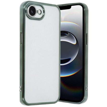İphone 16E Kılıf Lensli Silikon - Yeşil