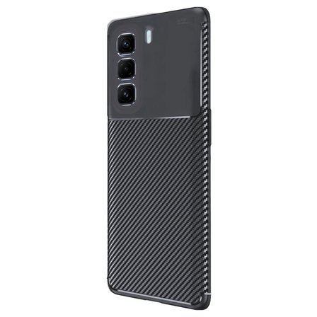 İnfinix Hot 50 Pro Plus 4G Auto Focus Karbon Kapak - Siyah