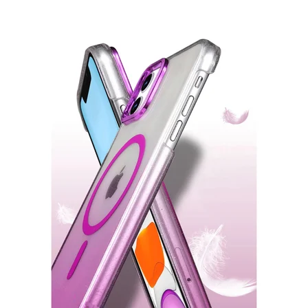İphone 12 Glossy Magsafe Kapak - Çöl Titanyum
