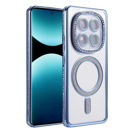 Redmi Note 15 4G Joke Simli Magneticsafe Kılıf - Mavi