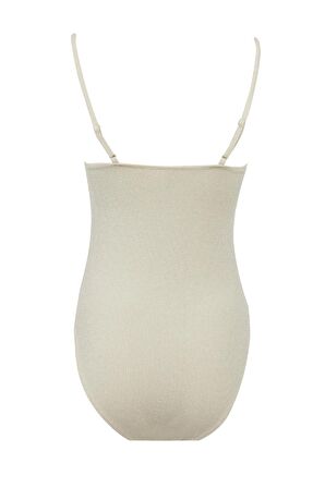 DeFacto Regular Fit Simli Kumaş Bürümcük Mayo-Fall in Love B6881AX24SMER103
