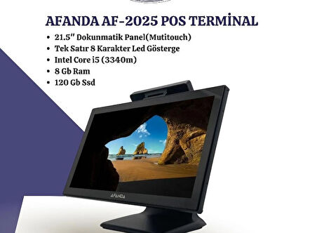 Dokunmatik Bilgisayar Masaüstü Pos Pc Afanda AF-2025 i5 21,5"