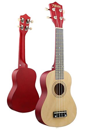 Midex UKX-233NT Naturel Concert Ukulele (Askı Çanta Metod Pena)