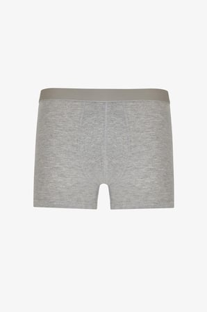 Erkek Basic Gri 3'lü Boxer