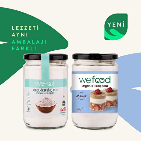 Wefood Organik Pirinç Unu 500 gr