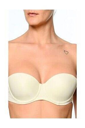 Pierre Cardin Kadın Sırtı Şeffaf Askılı Straplez Desteksiz Sütyen
