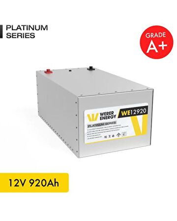 12V 920Ah LiFePO4 Platinum Series Bluetooth'lu Lityum Demir Fosfat Akü 