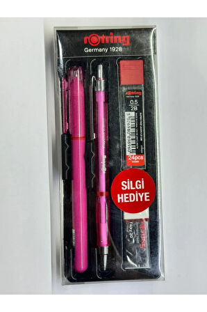 4'lü Kalem Seti (PEMBE)