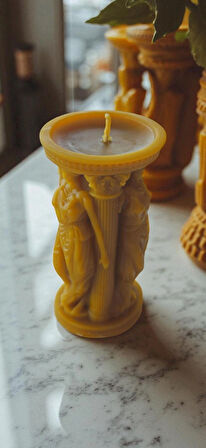 Nefha Candle Aşk Tanrısı Afrodit Figürlü El Yapımı Bal Mumu Mum NO.1