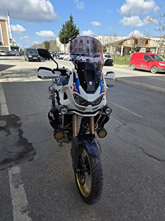 MOTOCAM Honda Africa twin CRF 1100 L4 Siperlik Ön Cam 2023-2025 Model 54cm Siyah Renkli 4mm UZUN VE GENİŞ