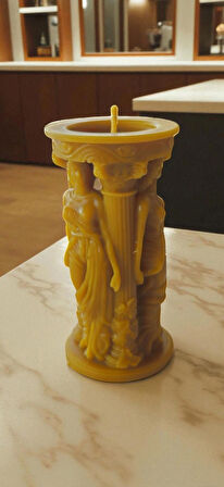 Nefha Candle Aşk Tanrısı Afrodit Figürlü El Yapımı Bal Mumu Mum NO.1