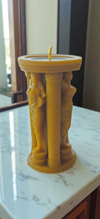 Nefha Candle Aşk Tanrısı Afrodit Figürlü El Yapımı Bal Mumu Mum NO.1