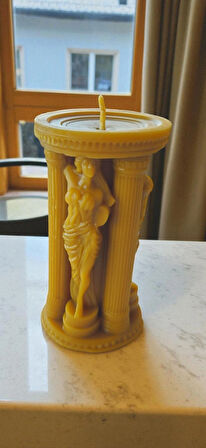 Nefha Candle Aşk Tanrısı Afrodit Figürlü El Yapımı Bal Mumu Mum NO.1