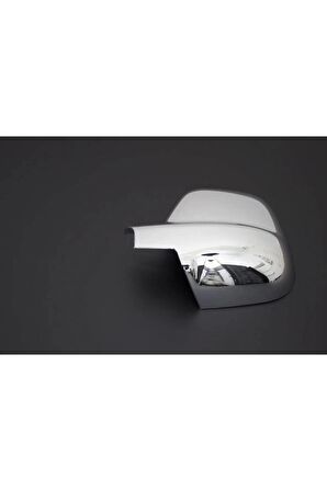 Citroen Berlingo II Mini Van İçin Uyumlu Aksesuar Ayna Kapağı 2 Parça ABS Krom 2008 - 2012