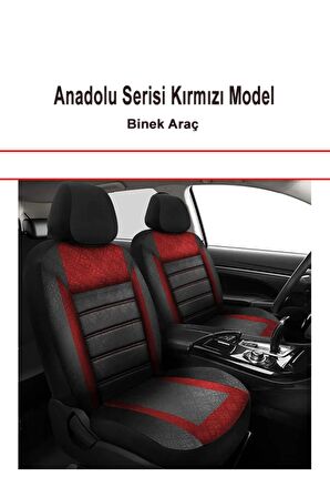 BMW E46 Uyumlu Araç,Araba,Oto Anadolu Serisi koltuk kılıfı kirmizi