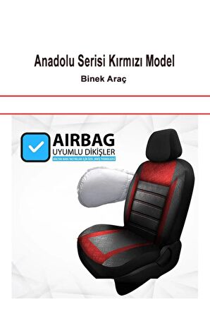 BMW 7 SERİSİ İ LONG Uyumlu Araç,Araba,Oto Anadolu Serisi koltuk kılıfı kirmizi