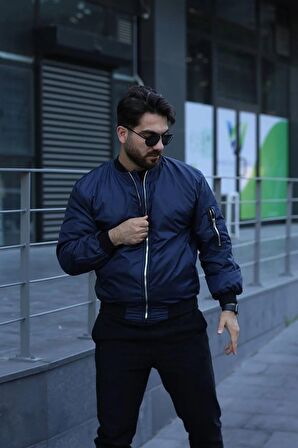 Unisex Oversize Bomber Ceket