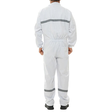 16/12 GABARDİN BEYAZ TULUM