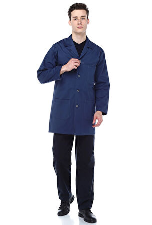 ERKEK LACİVERT GABARDİN ÖNLÜK