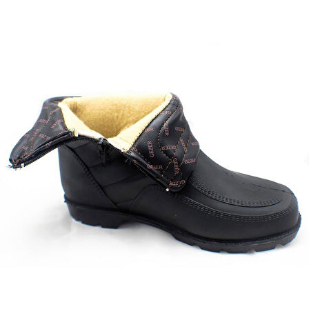 GEZER İÇİ YÜNLÜ SİYAH ÇİZME