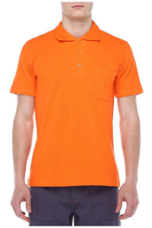 POLO YAKA TURUNCU T-SHİRT