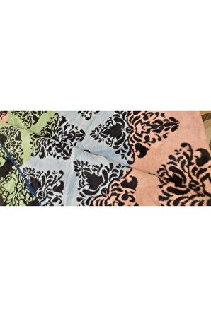 Sanatsal Çift Kişilik Peluş Battaniye