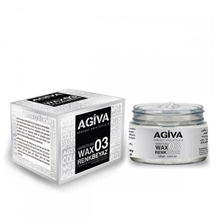 Agiva Hairstyling Wax 03 Beyaz - 120 gr