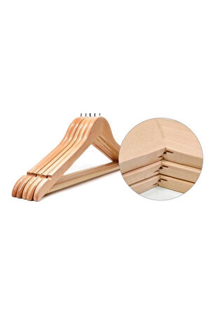 Otel Askısı Elbise Askısı 40 Adet 44 Cm Ahşap