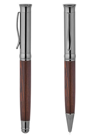 Ahşap Roller Tükenmez Kalem Premium Ahşap Hediye Kutulu Garantili Ürün