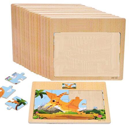 Hayal Sepeti Dinazor Kuş 2+ Yaş Büyük Boy Puzzle 12 Parça