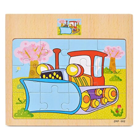 Hayal Sepeti Dozer 2+ Yaş Büyük Boy Puzzle 12 Parça