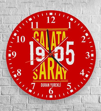 ahşap Taraftar duvar saati 40 x 40 - 1905