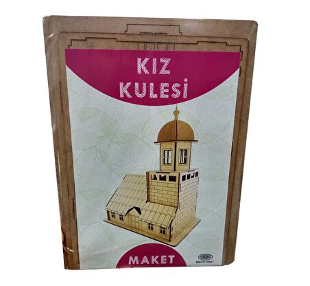 Ahşap Kız Kulesi Maketi - 3 Boyutlu