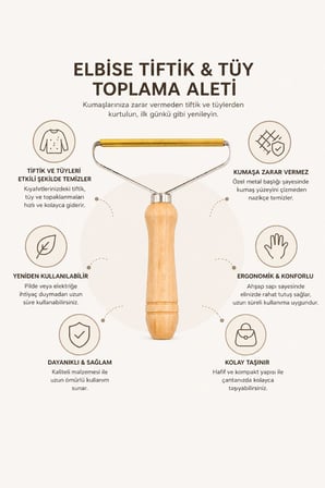 Tiftik Toplayıcı Metal Tüy Temizleyici Giysi Halı Koltuk Tüy Alma Aparatı Dayanıklı