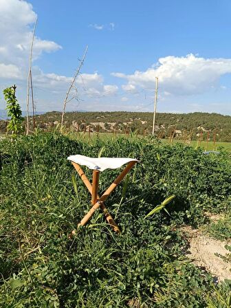 Kamp Sandalyesi, Ahşap Tripod Tabure, Katlanır Tabure