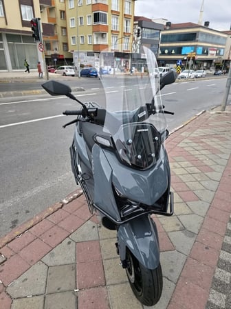 MOTOCAM Arora HTX PRO 50 Ön Cam 2025-2026 Model 65cm Şeffaf Renkli 4mm