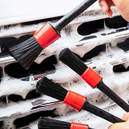 araç içi detay fırçaları 6 lı set 