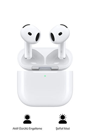 Air 4 ANC Bluetooth Kulaklık Gürültü Engelleme ve Şeffaf Mod Aktif | H2Q Yüksek Ses Kalitesi
