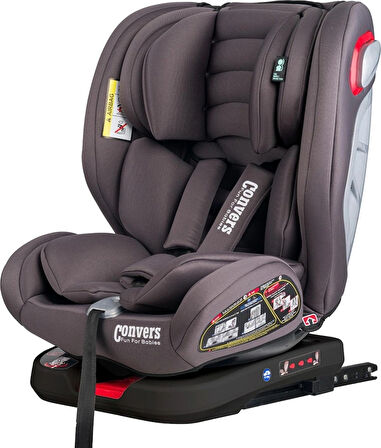  Airmax 0-36 Kg 360 ° Dönebilen Isofix'li Oto Koltuğu Gri