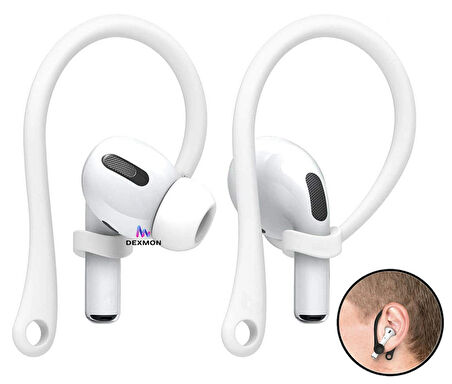 Airpods 4 3 2 1 Pro Pro 2 Nesil Uyumlu Silikon Kulaklık Tutucu Kulak Askısı Düşmeyi Önleyici