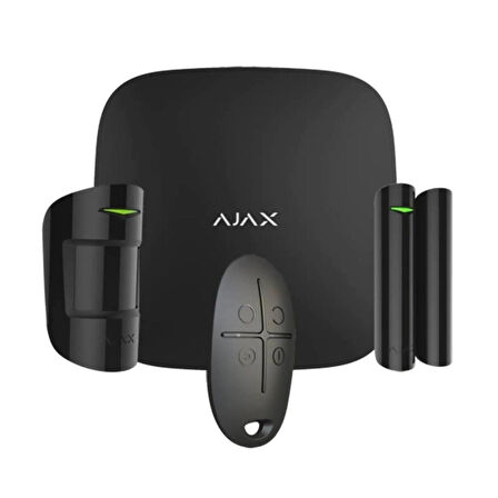Ajax HubKit/ StarterKitHub Kablosuz Alarm Seti Siyah