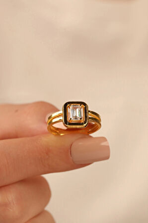 Tektaş Ajda Baget Altın Yüzük ajdbg001