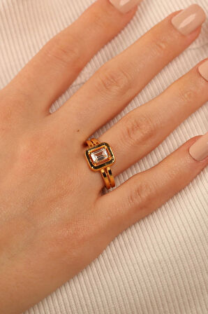 Tektaş Ajda Baget Altın Yüzük ajdbg001