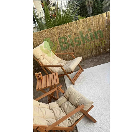 180CM Yükseklik X 400CM Genişlik Doğal Bambu Kamış Hasır Çit Dekoratif Bahçe Balkon ve Duvar Çiti .