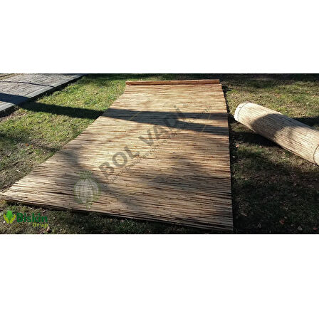 240CM Yükseklik X 600CM Genişlik Doğal Bambu Kamış Hasır Çit Dekoratif Bahçe Balkon ve Duvar Çiti .