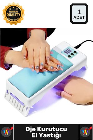 #OjeKurutucu Profesyonel Manikür Hızlı Kurutma Ergonomik Uv Led Işık Kalıcı Oje Kurutucu El Yastığı