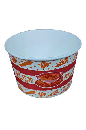 16 oz çorba kasesi  kapaklı 25li