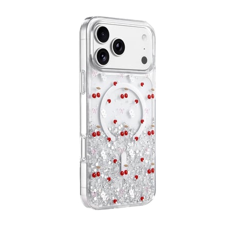 Onegif Apple Uyumlu İphone 17 Pro Max Misk Simli Magsafe Kapak - Desen 5