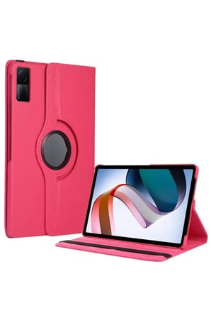 Xiaomi Redmi Pad SE 4G Kılıf 360 Tablet Deri Kılıf - Pembe